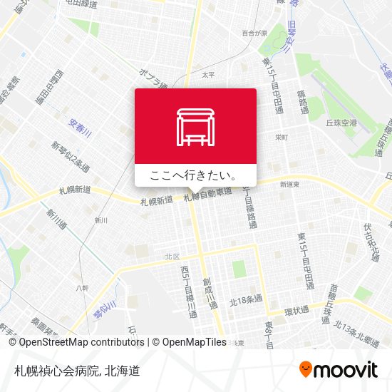 札幌禎心会病院地図