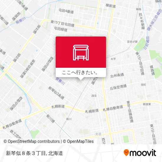新琴似８条３丁目地図
