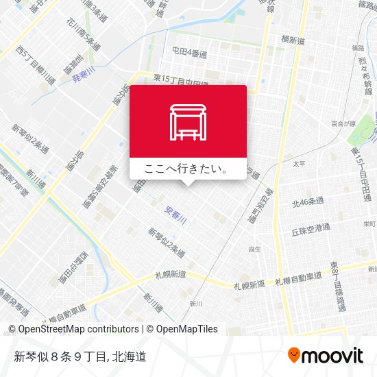 新琴似８条９丁目地図