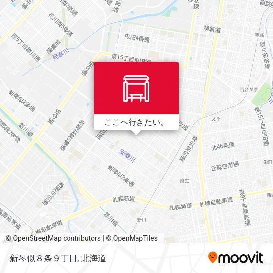 新琴似８条９丁目地図