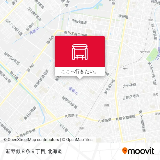 新琴似８条９丁目地図