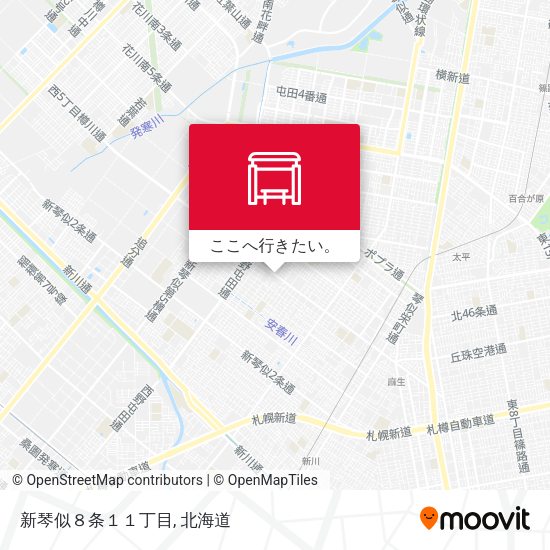新琴似８条１１丁目地図