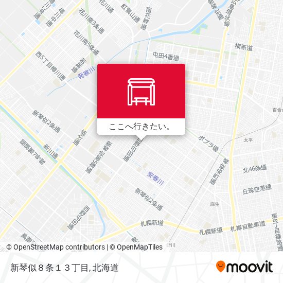 新琴似８条１３丁目地図