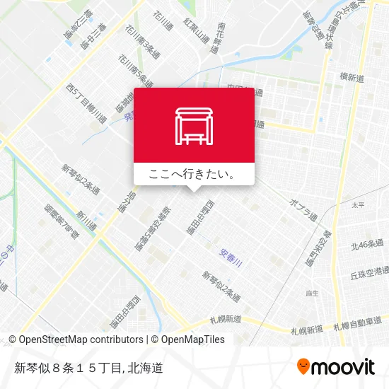 新琴似８条１５丁目地図
