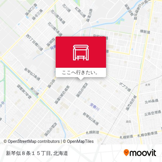 新琴似８条１５丁目地図
