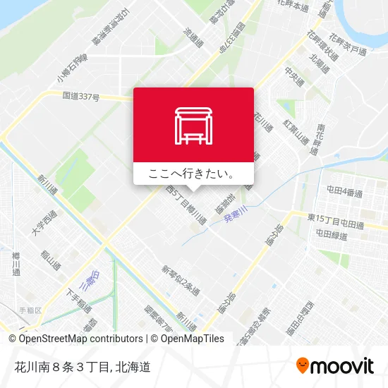 花川南８条３丁目地図