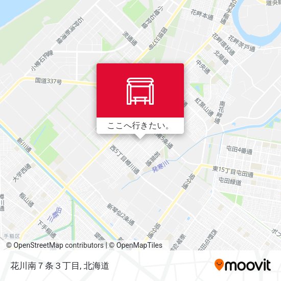 花川南７条３丁目地図