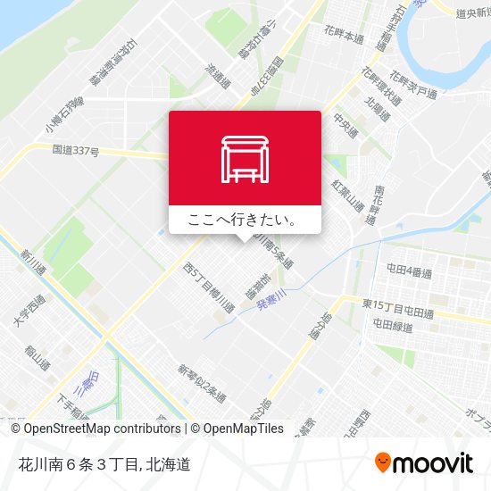 花川南６条３丁目地図