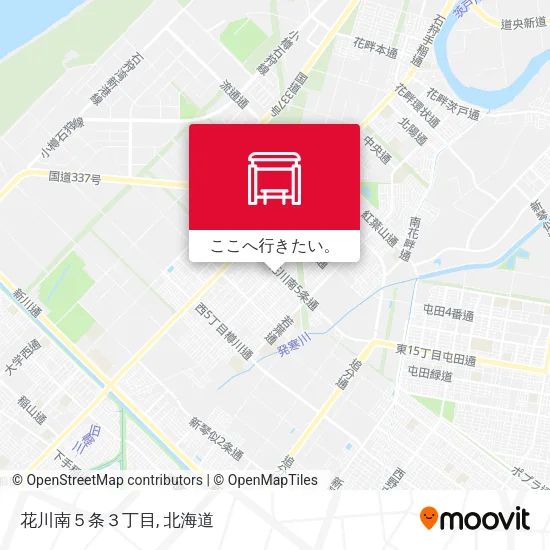 花川南５条３丁目地図