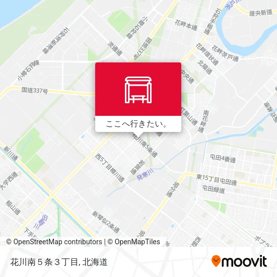 花川南５条３丁目地図