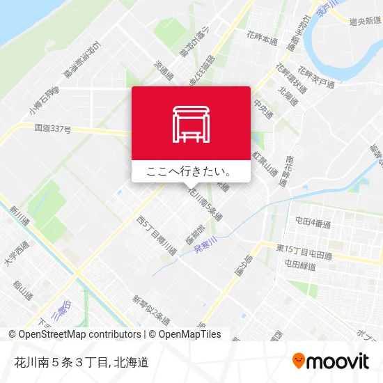 花川南５条３丁目地図