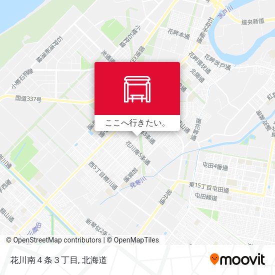 花川南４条３丁目地図