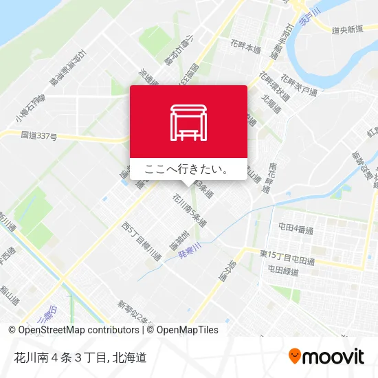 花川南４条３丁目地図