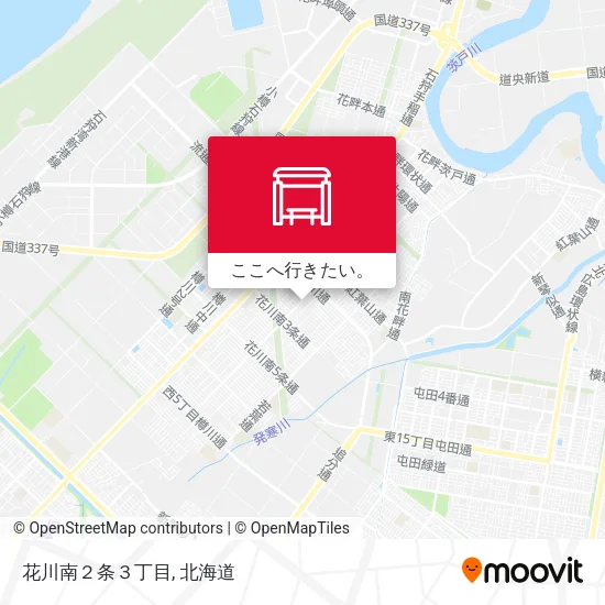 花川南２条３丁目地図