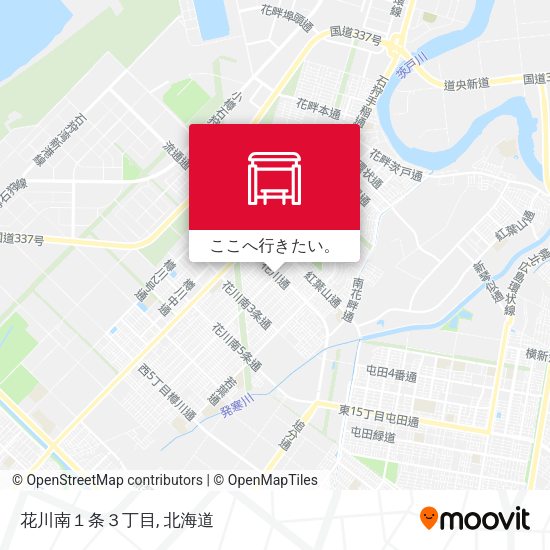 花川南１条３丁目地図