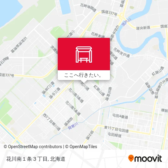 花川南１条３丁目地図