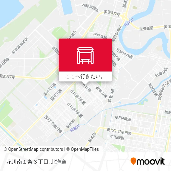 花川南１条３丁目地図