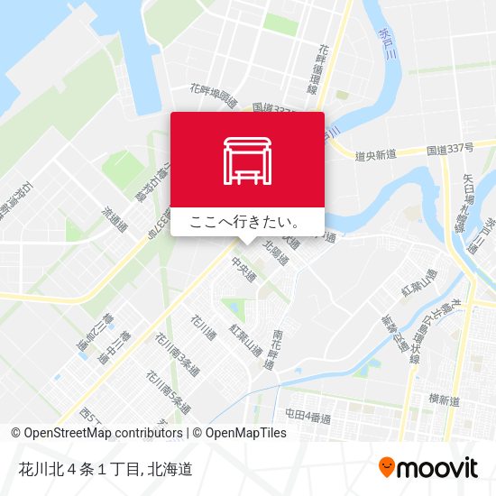 花川北４条１丁目地図