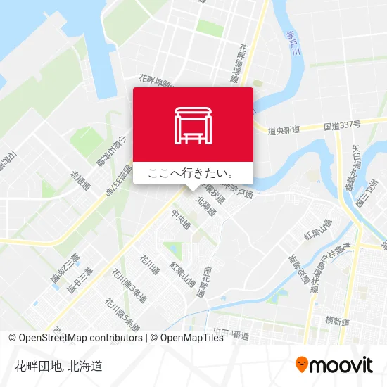 花畔団地地図