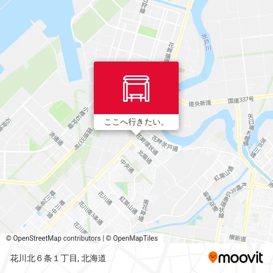 花川北６条１丁目地図