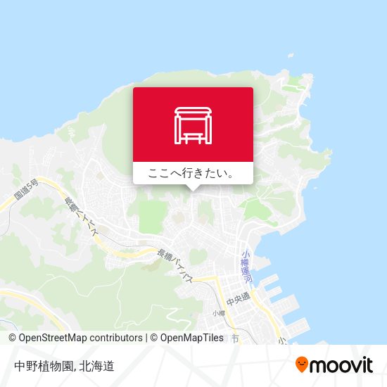 中野植物園地図