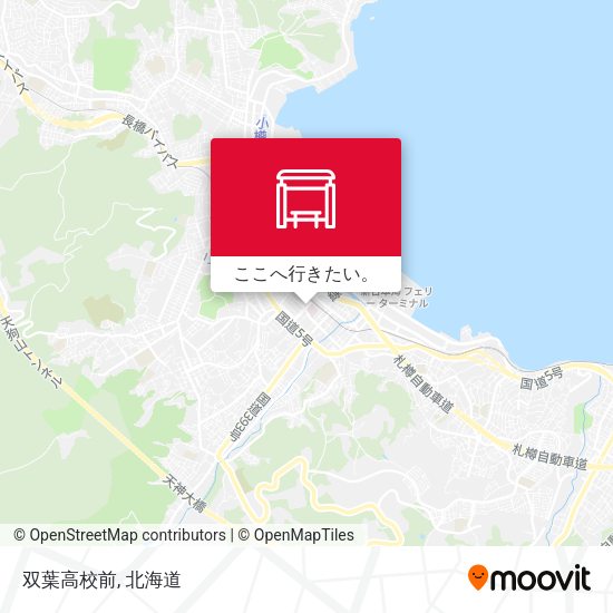 双葉高校前地図