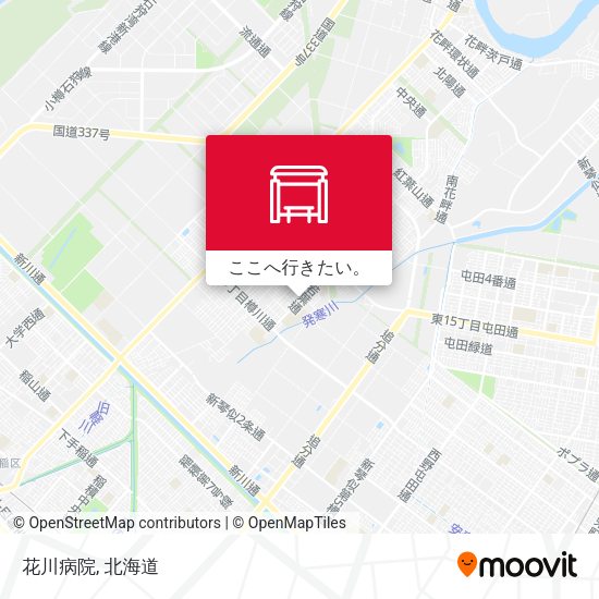 花川病院地図
