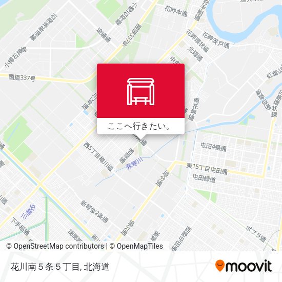 花川南５条５丁目地図