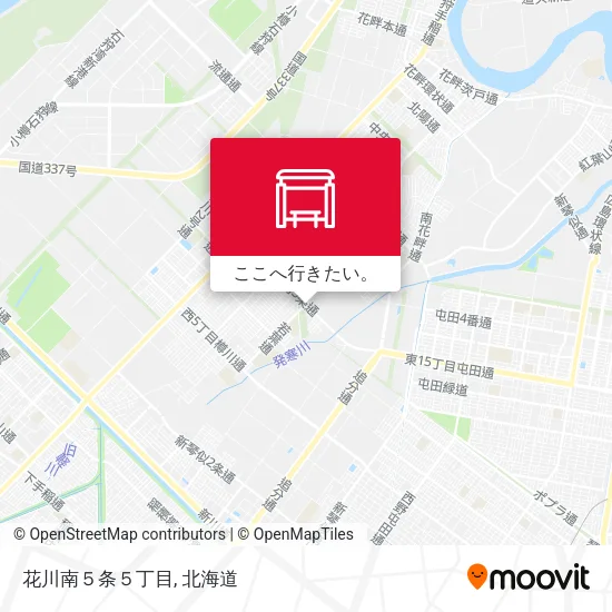 花川南５条５丁目地図