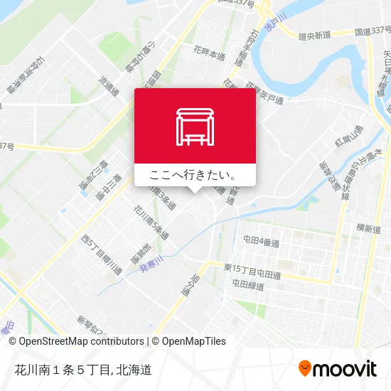 花川南１条５丁目地図