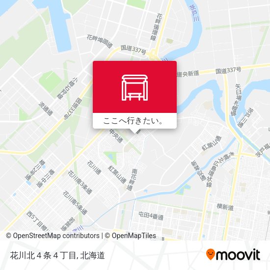 花川北４条４丁目地図