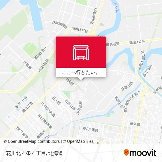 花川北４条４丁目地図