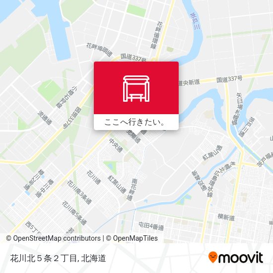 花川北５条２丁目地図