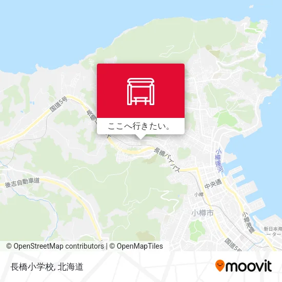 長橋小学校地図