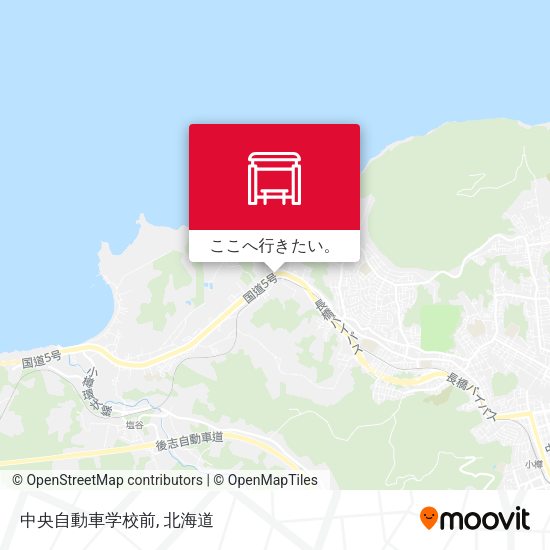 中央自動車学校前地図