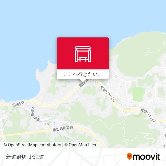 新道踏切地図