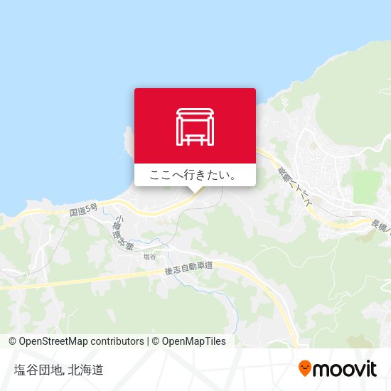 塩谷団地地図