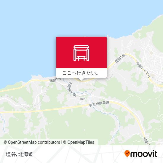 塩谷地図