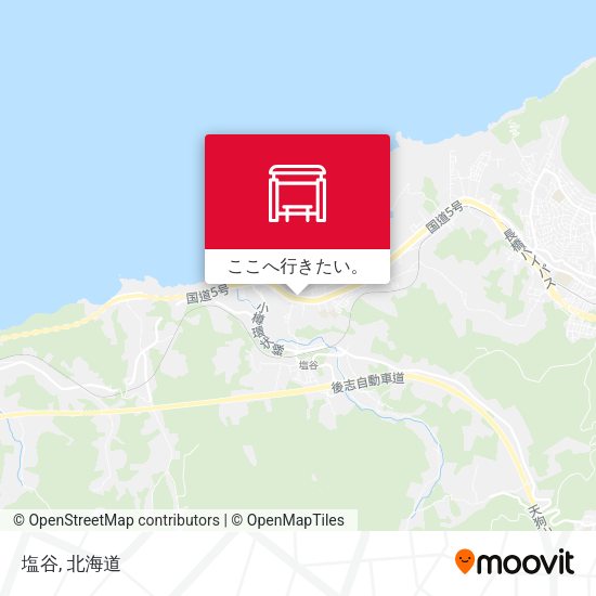 塩谷地図