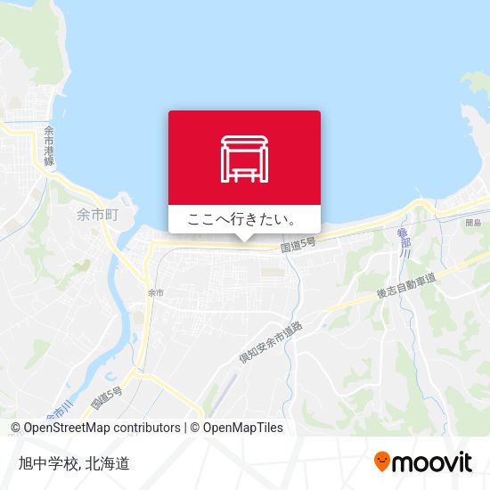 旭中学校地図
