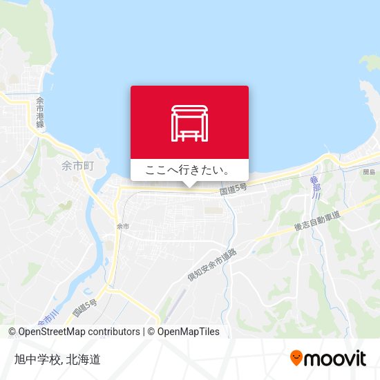 旭中学校地図