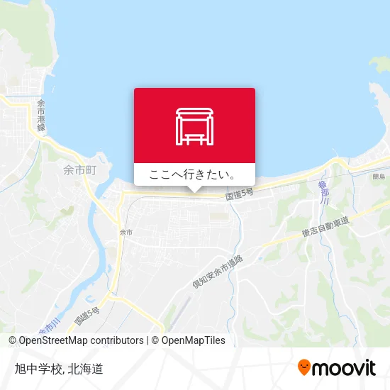 旭中学校地図