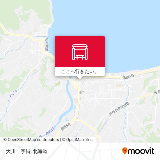 大川十字街地図