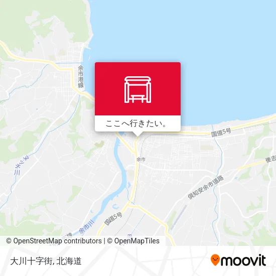 大川十字街地図