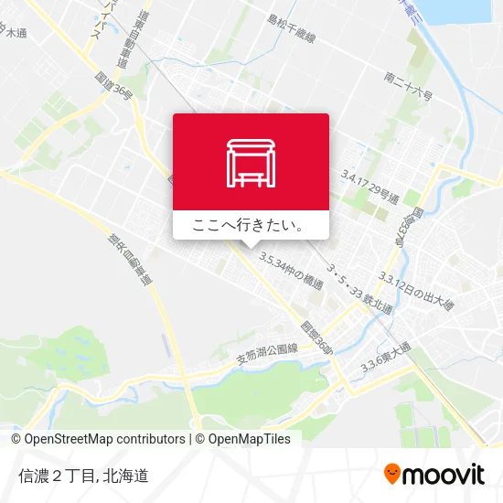 信濃２丁目地図