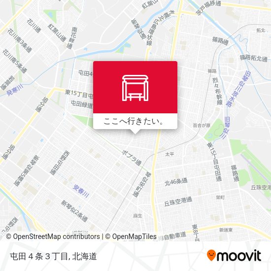 屯田４条３丁目地図