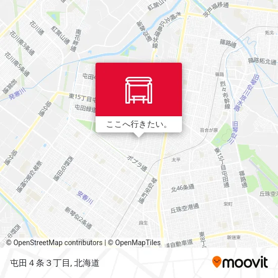 屯田４条３丁目地図