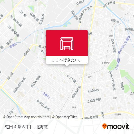 屯田４条５丁目地図