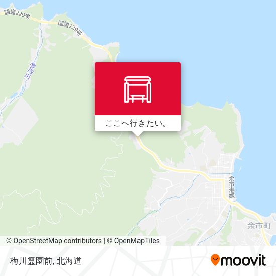 梅川霊園前地図