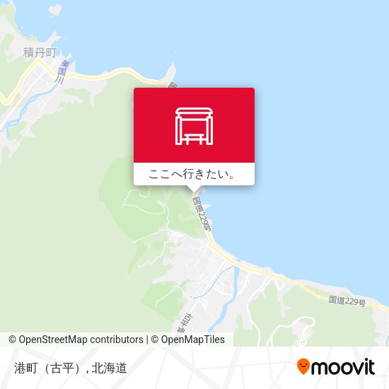 港町（古平）地図